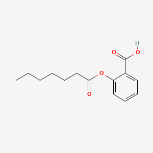molecular formula C14H18O4 B1229909 Salicylic acid, heptanoate CAS No. 71974-01-1
