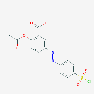 5-[[p-(Chlorosulfonyl)phenyl]azo]salicylic Acid Methyl Ester Acetate