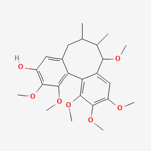 molecular formula C24H32O7 B12299148 Schisphenin E 