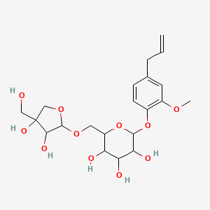 4-allyl-2-methoxyphenyl 6-O-beta-D-apiosyl(1-->6)-beta-D-glucoside