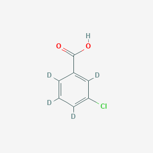 molecular formula C7H5ClO2 B12299161 3-Chlorobenzoic-D4 acid 