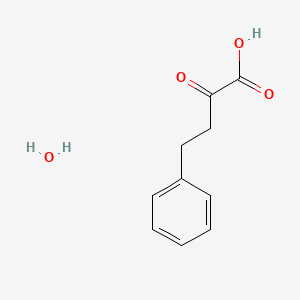 molecular formula C10H12O4 B12299181 alpha-Carbonylphenylbutyricacidhydrate 