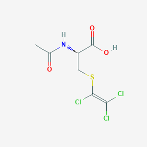 molecular formula C7H8Cl3NO3S B122992 S-三氯乙烯基-N-乙酰半胱氨酸 CAS No. 111348-61-9