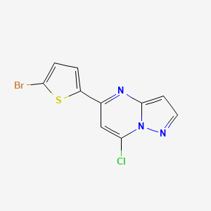 5-(5-Bromothiophen-2-yl)-7-chloropyrazolo[1,5-a]pyrimidine