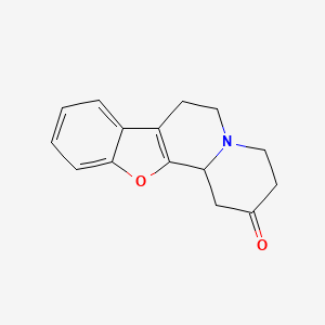 3,4,5,6,7,12b-hexahydro-1H-benzofurano[3,2-h]quinolizin-2-one