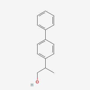 molecular formula C15H16O B12299255 2-([11'-Biphenyl]-4-yl)propan-1-ol 