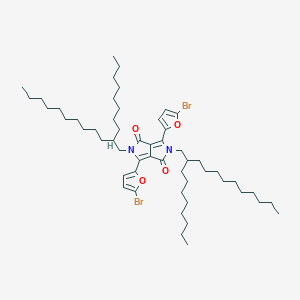 molecular formula C54H86Br2N2O4 B12299282 3,6-Bis(5-bromofuran-2-yl)-2,5-bis(2-octyldodecyl)pyrrolo[3,4-c]pyrrole-1,4(2H,5H)-dione 