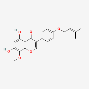 molecular formula C21H20O6 B12299283 Aurmillone 