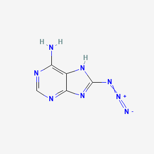 molecular formula C5H4N8 B1229929 8-Azidoadenine CAS No. 79270-98-7