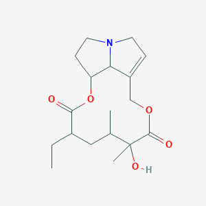 4-Ethyl-7-hydroxy-6,7-dimethyl-2,9-dioxa-14-azatricyclo[9.5.1.014,17]heptadec-11-ene-3,8-dione