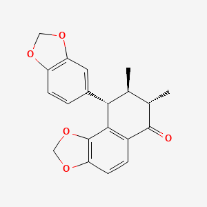 molecular formula C20H18O5 B1229937 Otobanone CAS No. 34426-79-4