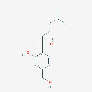 molecular formula C15H24O3 B12299386 2-Hydroxy-1-(1,5-dimethyl-1-hydroxyhexyl)-4-benzenemethanol 