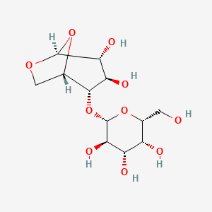 molecular formula C12H20O10 B1229943 1,6-Anhydrolactose CAS No. 34395-01-2
