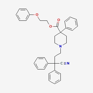 molecular formula C36H36N2O3 B12299431 Fetoxilate CAS No. 54063-45-5