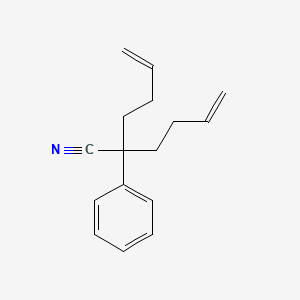 2-(But-3-en-1-yl)-2-phenylhex-5-enenitrile