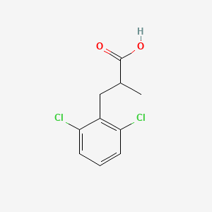 molecular formula C10H10Cl2O2 B12299484 3-(26-Dichlorophenyl)-2-methylpropanoic acid 