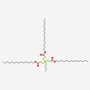 Tritetradecyl 2,2',2''-[(butylstannylidyne)tris(thio)]triacetate