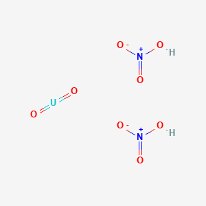 molecular formula H2N2O8U B12299537 dioxouranium;nitric acid 