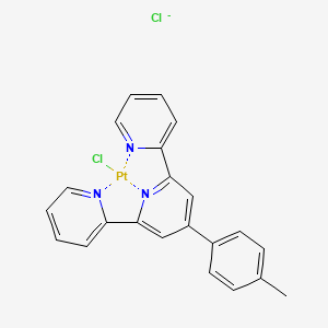 molecular formula C22H17Cl2N3Pt- B12299544 PT-ttpy 