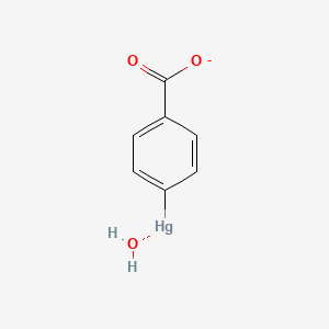 molecular formula C7H6HgO3- B1229956 p-Hydroxymercuribenzoate 