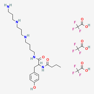 molecular formula C29H44F9N5O9 B12299571 Philanthotoxin-433 (TFA) 