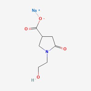 Sodium 1-(2-hydroxyethyl)-5-oxopyrrolidine-3-carboxylate