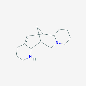 molecular formula C15H24N2 B1229958 3,15-Diazatetracyclo[7.7.1.02,7.010,15]heptadec-7-ene 