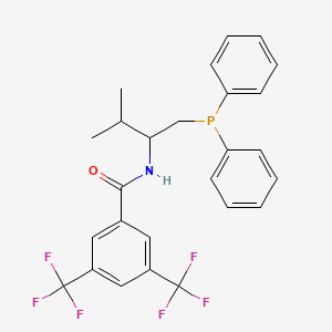 N-[(1S)-1-[(Diphenylphosphino)methyl]-2-methylpropyl]-3,5-bis(trifluoromethyl)benzamide