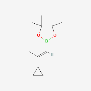 2-[(E)-2-cyclopropylprop-1-enyl]-4,4,5,5-tetramethyl-1,3,2-dioxaborolane