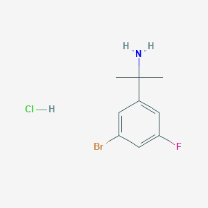 2-(3-Bromo-5-fluorophenyl)propan-2-amine hydrochloride