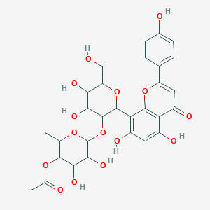 Flavone base + 3O, C-Hex-AcetyldHex