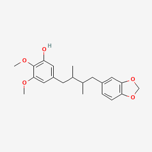 molecular formula C21H26O5 B12299726 Sphenanlignan 