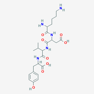 molecular formula C24H37N5O8 B12299745 Thymopoietin II (33-36) 