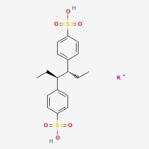 molecular formula C18H22KO6S2 B12299771 CID 167995908 CAS No. 13517-49-2