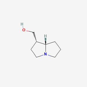 molecular formula C8H15NO B1229980 Isoretronecanol CAS No. 526-63-6
