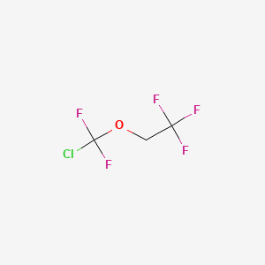 molecular formula C3H2ClF5O B1229982 2-(Chlorodifluoromethoxy)-1,1,1-trifluoroethane CAS No. 33018-78-9