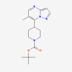 Tert-butyl 4-(6-methylpyrazolo[1,5-a]pyrimidin-7-yl)piperidine-1-carboxylate