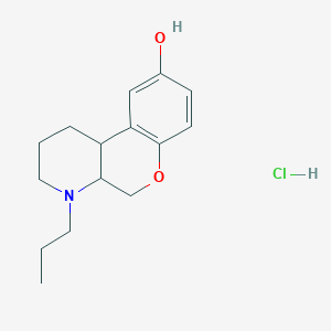 4-Propyl-1,2,3,4a,5,10b-hexahydrochromeno[3,4-b]pyridin-9-ol;hydrochloride