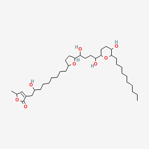 molecular formula C37H66O8 B1229987 粘蛋白 CAS No. 170591-47-6