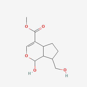 Methyl 1-hydroxy-7-(hydroxymethyl)-1,4a,5,6,7,7a-hexahydrocyclopenta[c]pyran-4-carboxylate