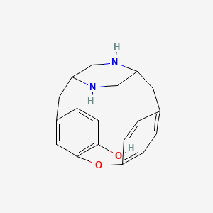 13-Oxa-4,20-diazatetracyclo[12.2.2.23,6.18,12]henicosa-1(16),8(19),9,11,14,17-hexaen-11-ol