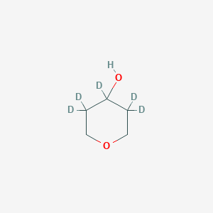 molecular formula C5H10O2 B12300008 Tetrahydro-4h-pyran-4-ol-3,3,4,5,5-d5 