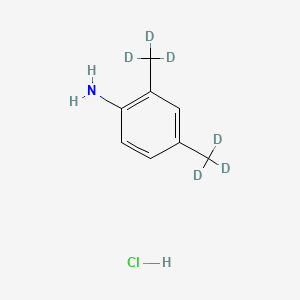 molecular formula C8H12ClN B12300017 2,4-Dimethyl-D6-aniline hcl 