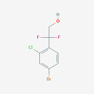 2-(4-Bromo-2-chlorophenyl)-2,2-difluoroethan-1-ol