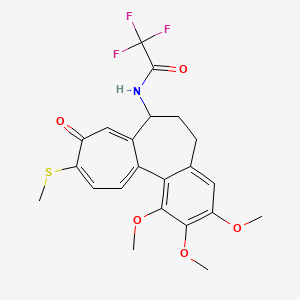 molecular formula C22H22F3NO5S B12300087 Colchicine deriv 