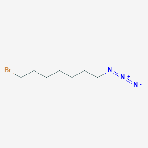 molecular formula C7H14BrN3 B12300262 1-Azido-7-bromo-heptane 