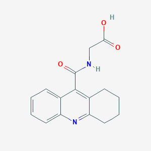 molecular formula C16H16N2O3 B12300268 (1,2,3,4-Tetrahydroacridine-9-carbonyl)glycine 