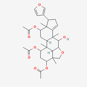 molecular formula C32H42O9 B12300275 1-Acetyltrichilinin 