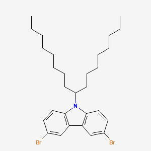 3,6-Dibromo-9-(heptadecan-9-yl)-9H-carbazole