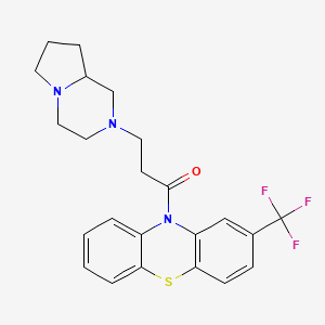 molecular formula C23H24F3N3OS B12300298 Azaftozine CAS No. 54063-26-2